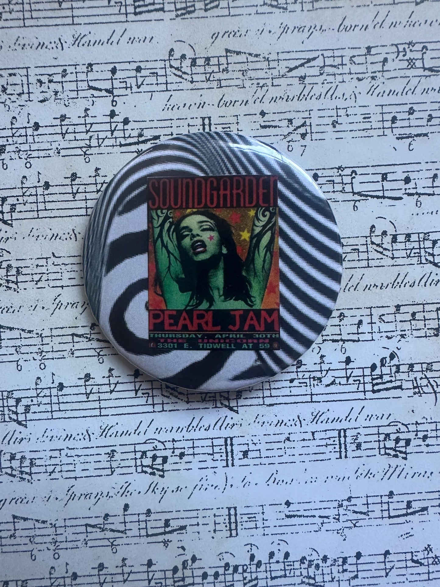 Grunge Pin Pack (Sound Garden, Pearl Jam, Nirvana, Alice In Chains)