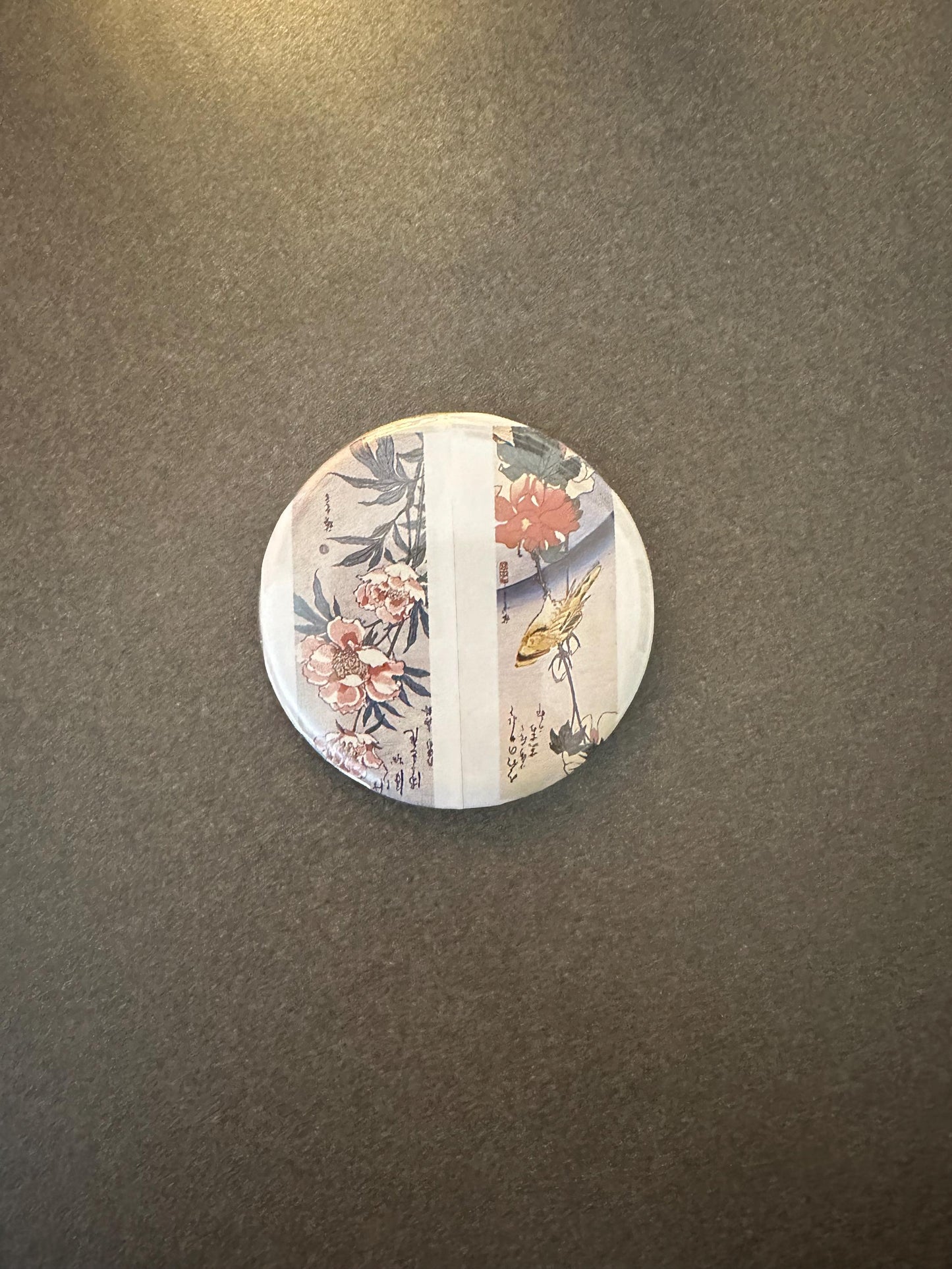 Japanese Painting Collaged Pin
