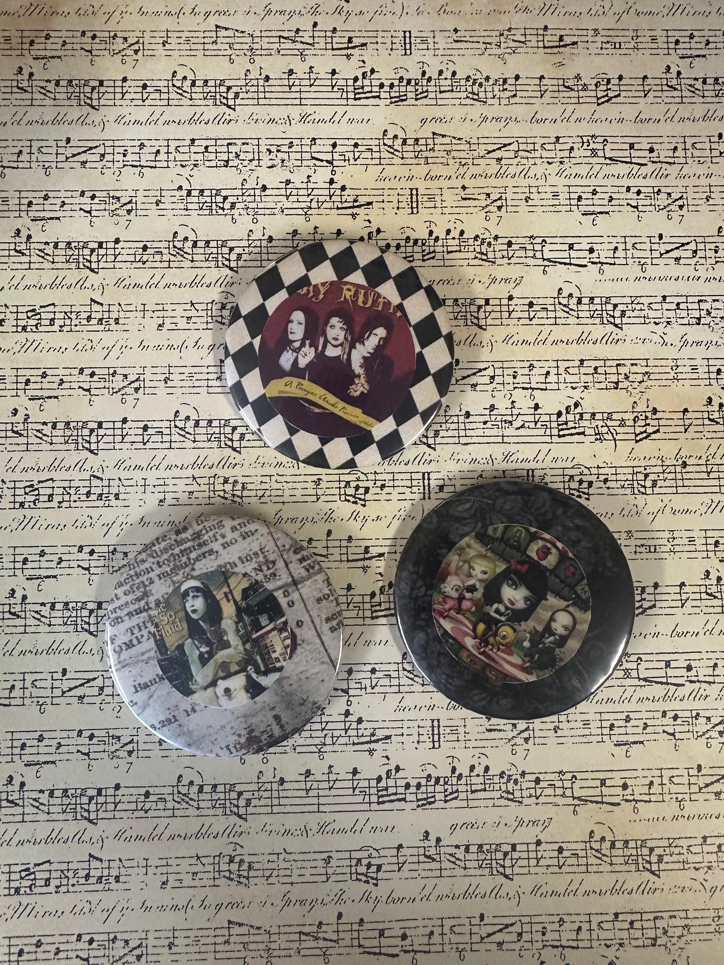 CUSTOM Album Cover Pins!