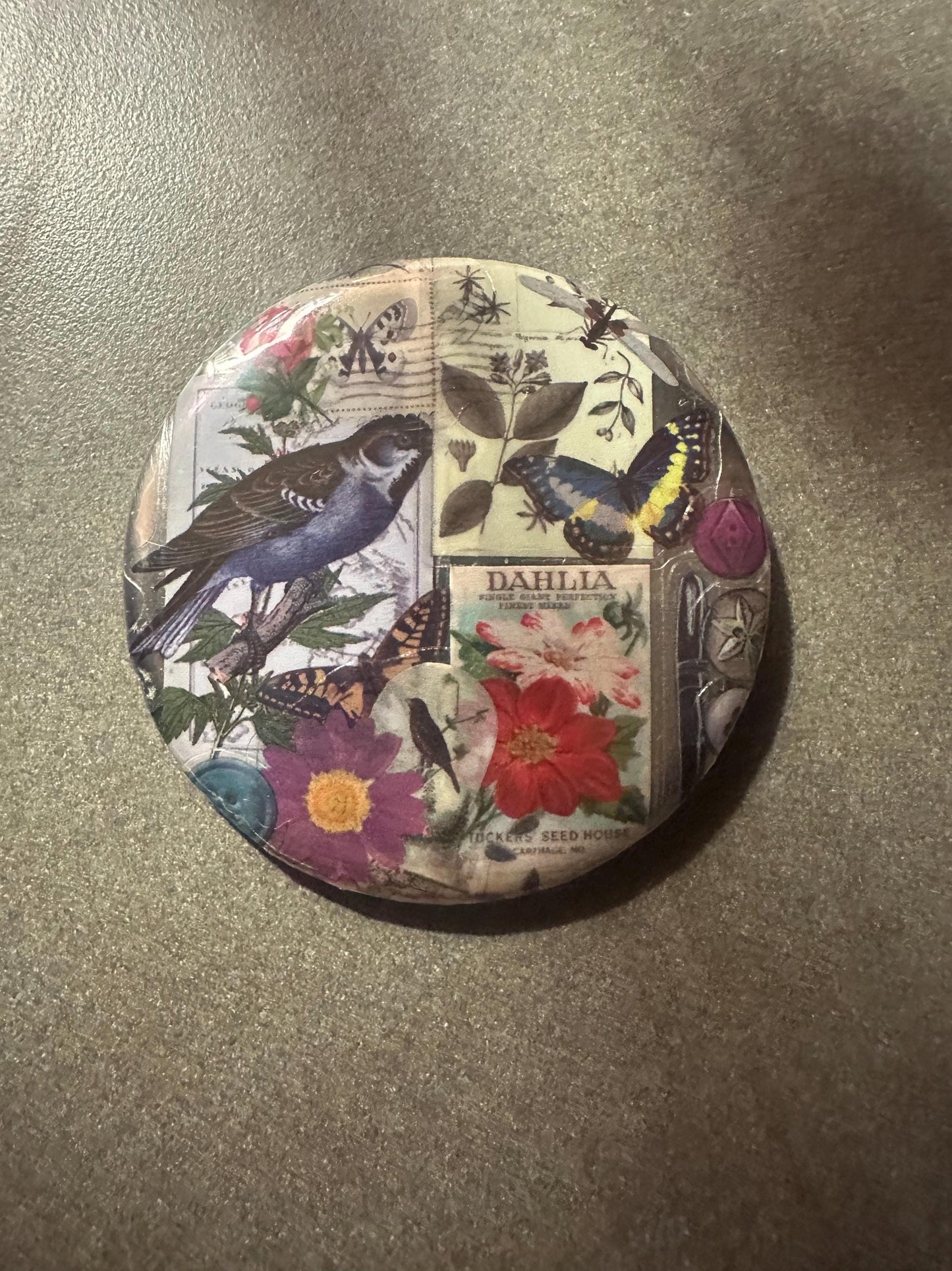 Nature Collage Pin