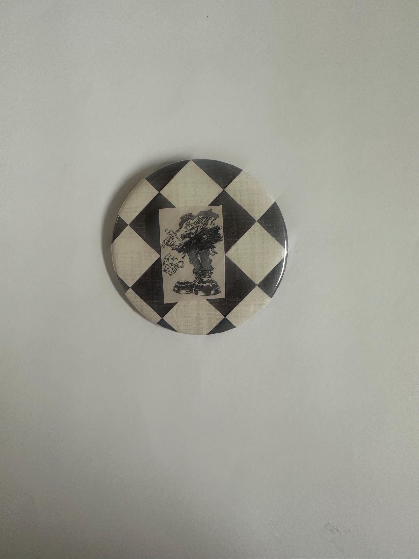 Antique The Garden Jester Pin