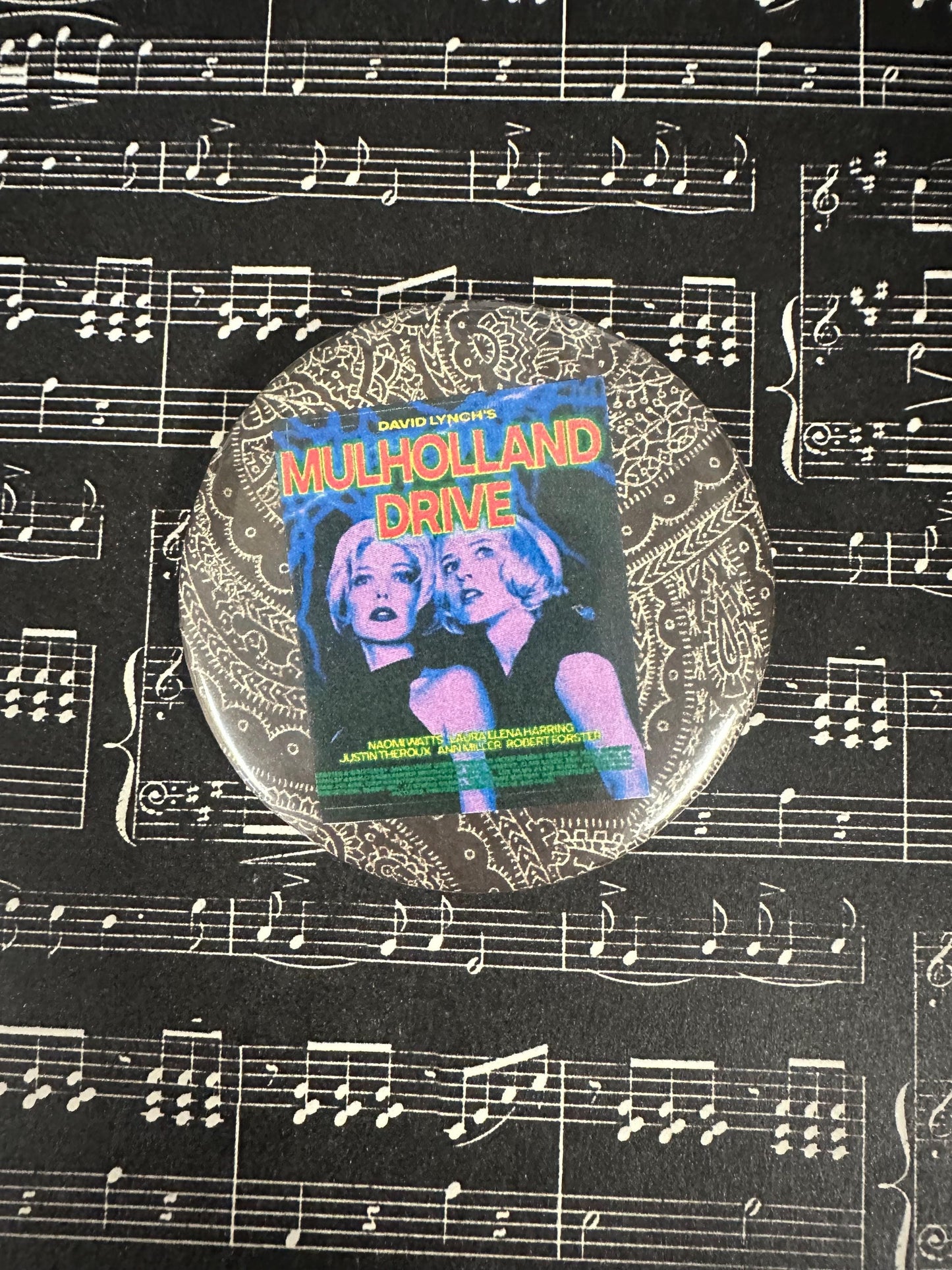 David Lynch Themed Pin Pack (Twin Peaks, Blur Velvet, Mulholland Drive, Eraserhead)