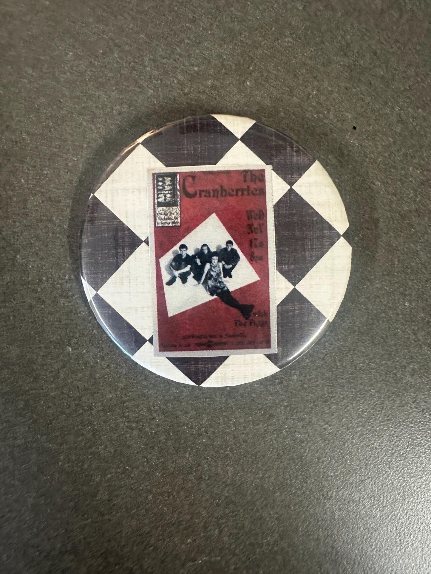 Vintage The Cranberries Poster Pin